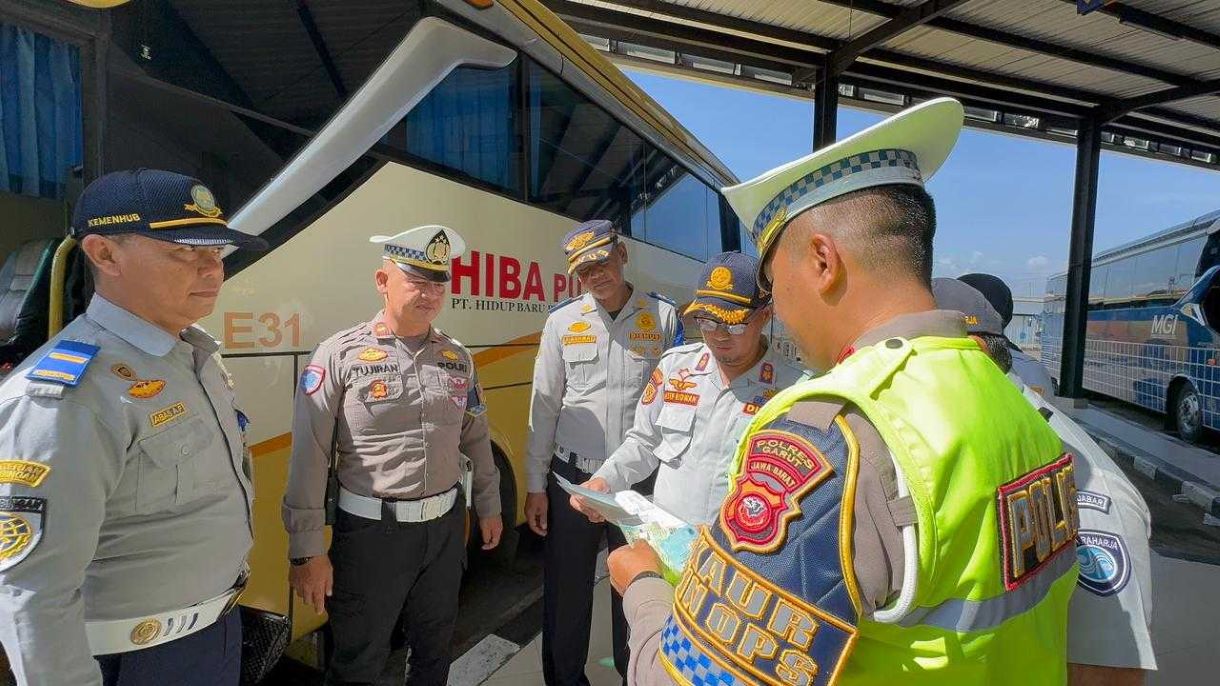 Polres Garut Gelar Ramp Chek Kendaraan Sambut Lebaran 2026
