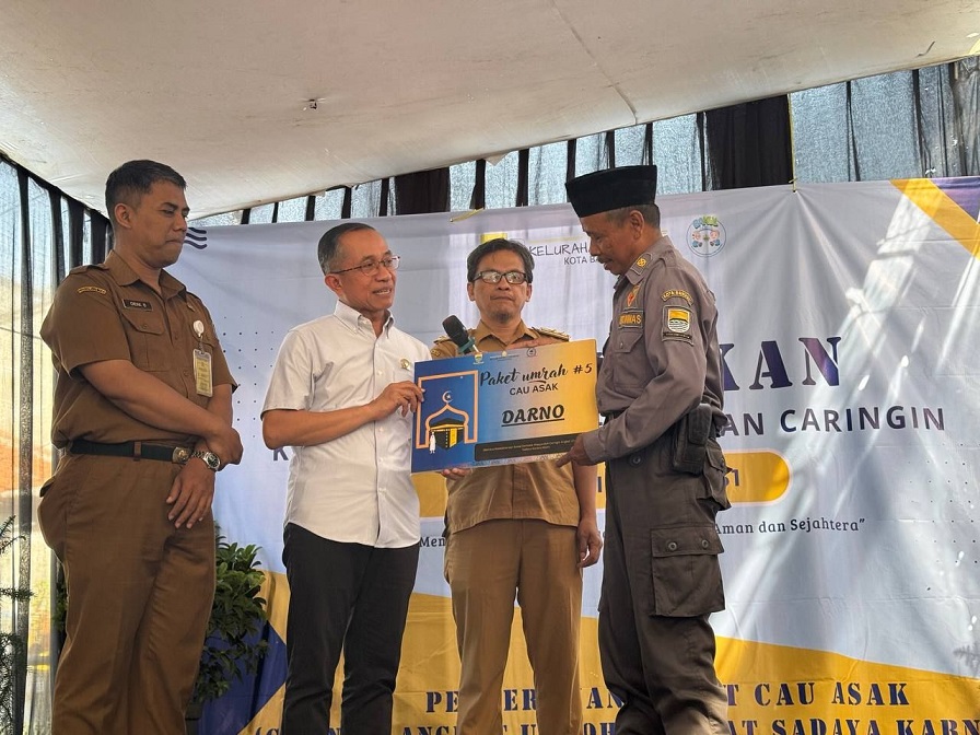 Kang Asmul Puji Program Cau Asak Kelurahan Caringin Bisa Berangkatkan Umroh Warga